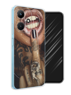 Чехол Awog на Infinix Hot 30i "Девушка с татуировками"