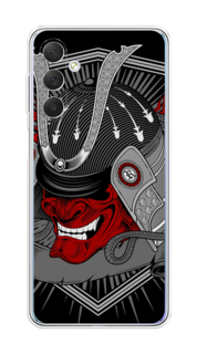 Чехол на Samsung Galaxy M54 "Красная маска самурая" Case Place