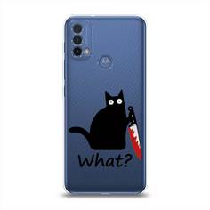 Чехол на Lenovo K14 Plus "Котик с ножом" Case Place