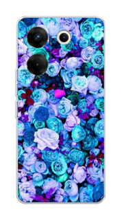 Чехол на Tecno Camon 20 Pro 5G "Цветочный ковер" Case Place
