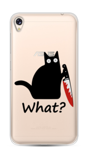 Чехол на Asus Zenfone Live ZB501KL "Котик с ножом" Case Place