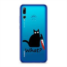 Чехол на Honor 10i "Котик с ножом" Case Place