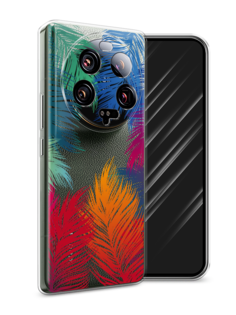 Чехол Awog на Xiaomi 13 ultra "Рамка из перьев"