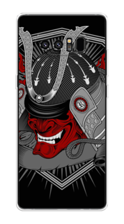 Чехол на Samsung Galaxy Note 8 "Красная маска самурая" Case Place