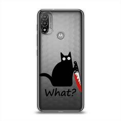 Чехол на Lenovo K14 Plus "Котик с ножом" Case Place