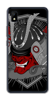 Чехол на ZTE Blade L210 "Красная маска самурая" Case Place