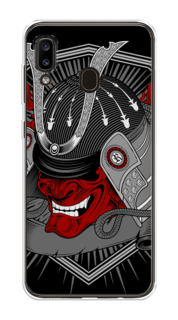 Чехол на Samsung Galaxy A30 "Красная маска самурая" Case Place