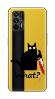 Чехол на Oppo Realme GT "Котик с ножом" Case Place