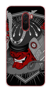 Чехол на Xiaomi Pocophone F1 "Красная маска самурая" Case Place
