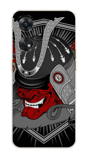 Чехол на Oppo Reno 8T 4G "Красная маска самурая" Case Place