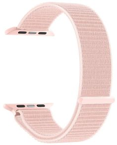 Ремешок Deppa Nylon для Apple Watch 42/44 mm, нейлоновый, розовый