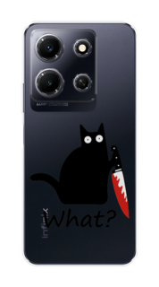 Чехол на Infinix Note 30i "Котик с ножом" Case Place
