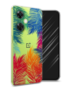 Чехол Awog на OnePlus Nord N30 5G/Nord CE3 5G/Nord CE3 Lite "Рамка из перьев"