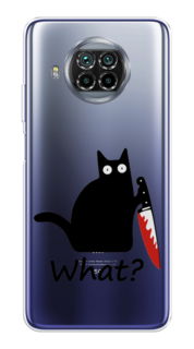 Чехол на Xiaomi Mi 10T Lite "Котик с ножом" Case Place