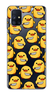 Чехол на Samsung Galaxy M51 "Утка с ножом" Case Place