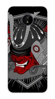 Чехол на Nokia C10"Красная маска самурая" Case Place