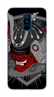 Чехол на Samsung Galaxy A6 Plus "Красная маска самурая" Case Place