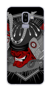 Чехол на Samsung Galaxy J8 "Красная маска самурая" Case Place