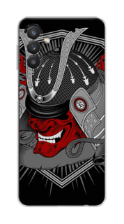 Чехол на Samsung Galaxy A13 5G/A04s "Красная маска самурая" Case Place