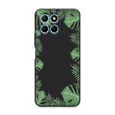 Чехол Awog на Honor X6/X6s "Листья папоротника рамка"