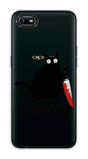Чехол на Oppo A1k "Котик с ножом" Case Place