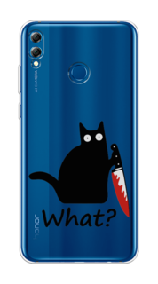 Чехол на Honor 8X Max "Котик с ножом" Case Place