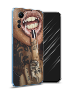 Чехол Awog на Xiaomi Redmi Note 12S "Девушка с татуировками"