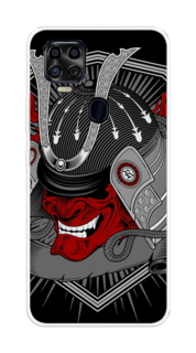 Чехол на ZTE Blade V2020 "Красная маска самурая" Case Place