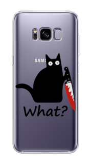 Чехол на Samsung Galaxy S8 Plus "Котик с ножом" Case Place