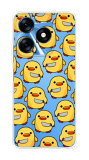 Чехол на Tecno Spark 10/10C "Утка с ножом" Case Place