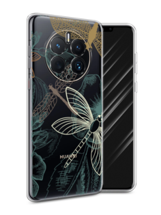 Чехол Awog для Huawei Mate 50 Pro "Тени стрекоз"