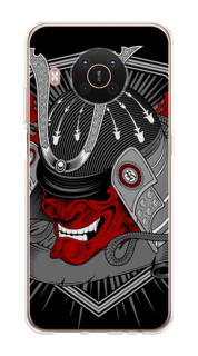 Чехол на Nokia X20"Красная маска самурая" Case Place