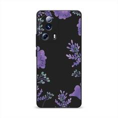 Чехол Awog на Xiaomi 13 Lite "Сиреневая цветочная рамка"