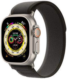 Смарт-часы Apple Watch Ultra 49 мм Titanium Case, титановый/черно-серый Trail Loop M/L