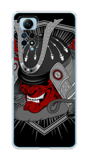 Чехол на Redmi Note 12 Pro 4G "Красная маска самурая" Case Place