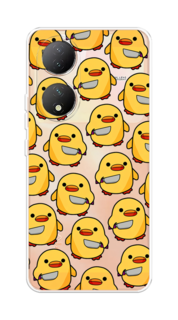 Чехол на Vivo Y100 "Утка с ножом" Case Place