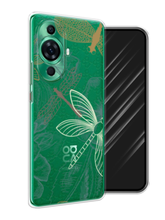Чехол Awog на Huawei Nova 11 Pro "Тени стрекоз"