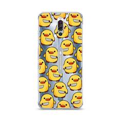 Чехол на ZTE RedMagic 5S Утка с ножом Case Place