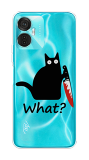 Чехол на Itel Vision 5 Plus "Котик с ножом" Case Place