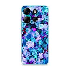 Чехол на Tecno Pop 7 Pro Цветочный ковер Case Place