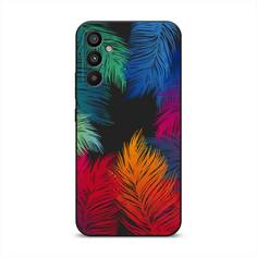 Чехол Awog на Samsung Galaxy A34 5G "Рамка из перьев"