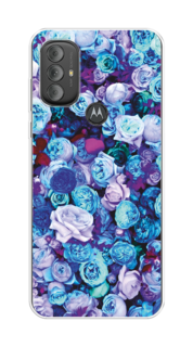 Чехол на Motorola Moto G Power 2022 "Цветочный ковер" Case Place