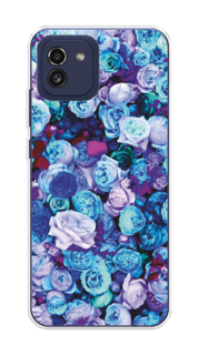 Чехол на Samsung Galaxy A03 "Цветочный ковер" Case Place