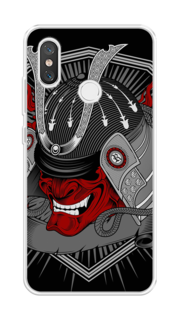 Чехол на Xiaomi Mi 8 "Красная маска самурая" Case Place