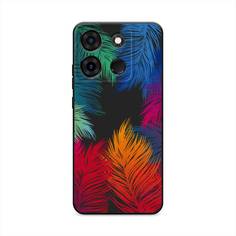Чехол Awog на Infinix Smart 7 HD "Рамка из перьев"