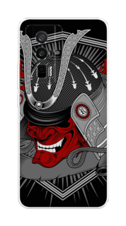 Чехол на Redmi K60 "Красная маска самурая" Case Place