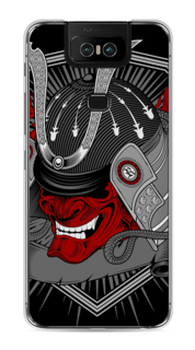 Чехол на Asus Zenfone 6 ZS630KL "Красная маска самурая" Case Place