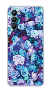 Чехол на Tecno Camon 18 "Цветочный ковер" Case Place