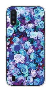 Чехол на Samsung Galaxy A01 "Цветочный ковер" Case Place