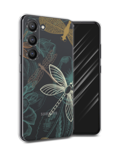 Чехол Awog на Samsung Galaxy S23 5G "Тени стрекоз"